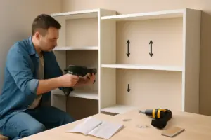Come creare una parete attrezzata fai da te? I passaggi che semplificano il montaggio