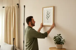 Vuoi arredare senza forare le pareti? I sistemi per appendere tende e quadri senza danneggiare nulla