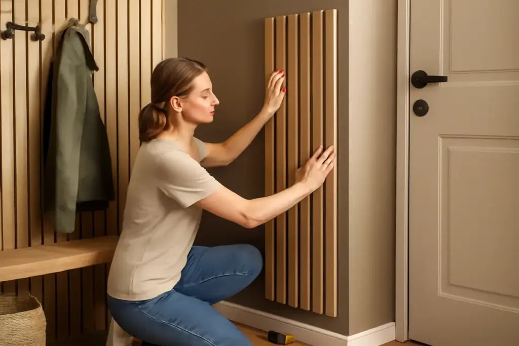 Pannelli decorativi fai da te per l’ingresso: soluzione facile per rinnovare senza interventi strutturali