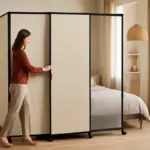 Divisori mobili per spazi condivisi: il sistema flessibile che cambia l’organizzazione della casa