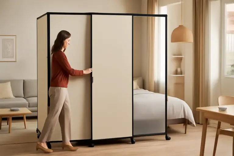 Divisori mobili per spazi condivisi: il sistema flessibile che cambia l’organizzazione della casa
