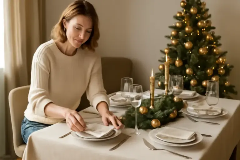 Tavola delle feste senza stress: idee di biancheria elegante e facile da gestire a casa