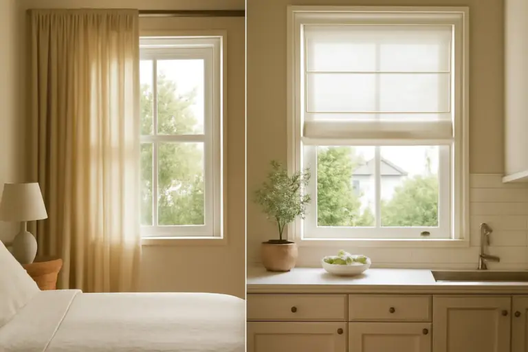 Tende a giorno o a vetro? Le differenze che semplificano la scelta per ogni stanza della casa