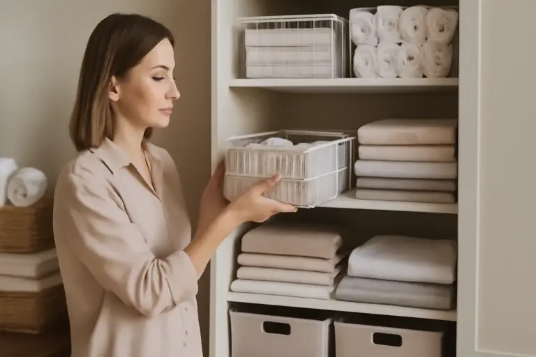 Come organizzare l’armadio della biancheria? I consigli degli esperti per risparmiare spazio e tempo