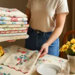 Collezionare tovaglie vintage: cosa cercare e come valorizzarle nella tavola di tutti i giorni