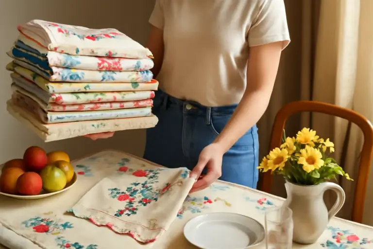 Collezionare tovaglie vintage: cosa cercare e come valorizzarle nella tavola di tutti i giorni