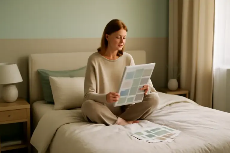 Come scegliere i colori per la zona notte? Il connubio che favorisce davvero il relax